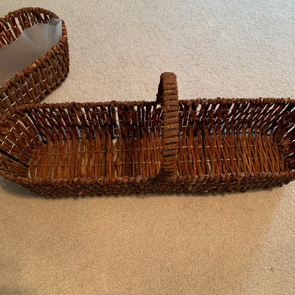 New Basket,Brown Material Wicker/Rattan , Set of 2 - Picture 2 of 3